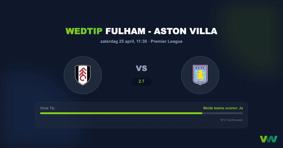 Fulham vs Aston Villa: Spektakel aan de Theems