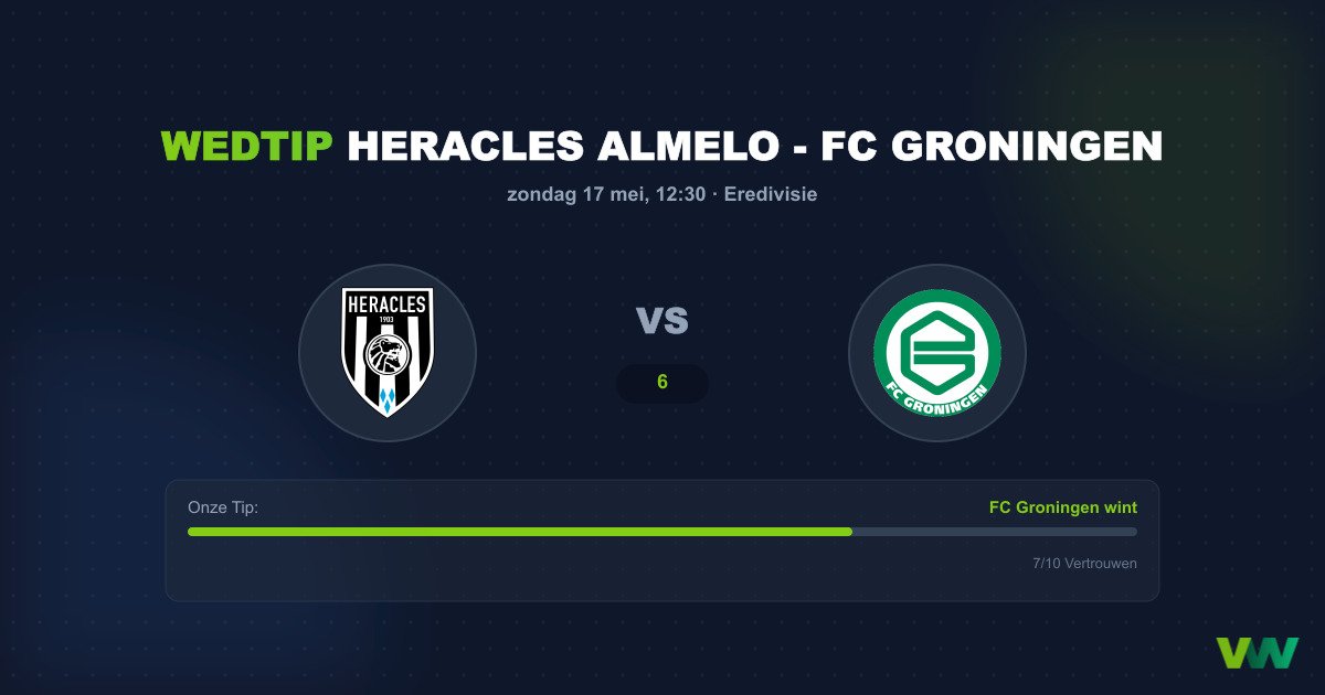 Heracles Almelo vs FC Groningen: Cruciale slotfase