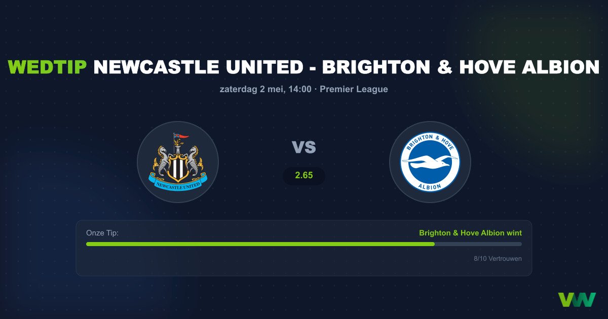 Newcastle United vs Brighton: Vormcrisis tegen Flow