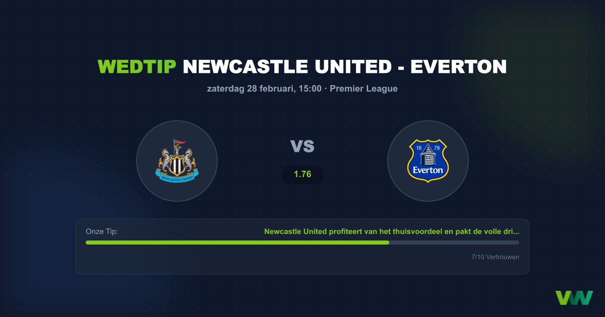 Newcastle United vs Everton: Analyse en Wedtips