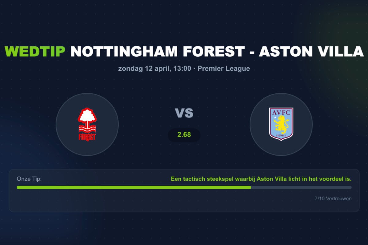 Nottingham Forest vs Aston Villa: Premier League Analyse