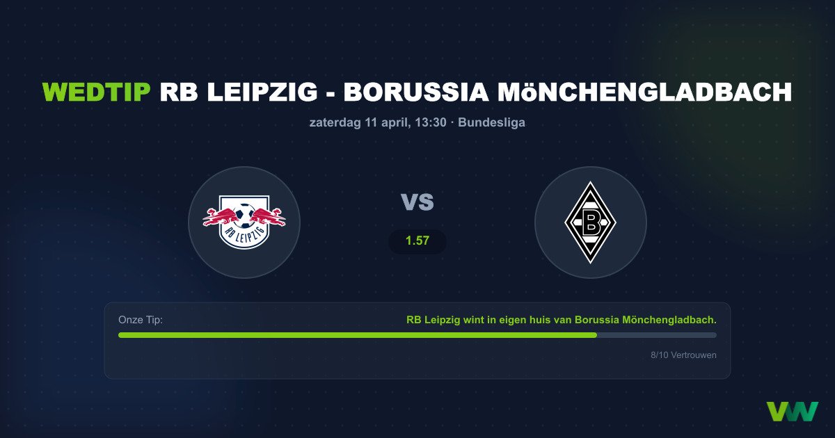 RB Leipzig vs Gladbach: Puntenjacht in de Red Bull Arena