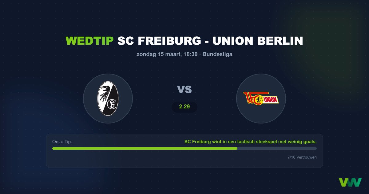 Wedtip SC Freiburg - Union Berlin (Bundesliga)
