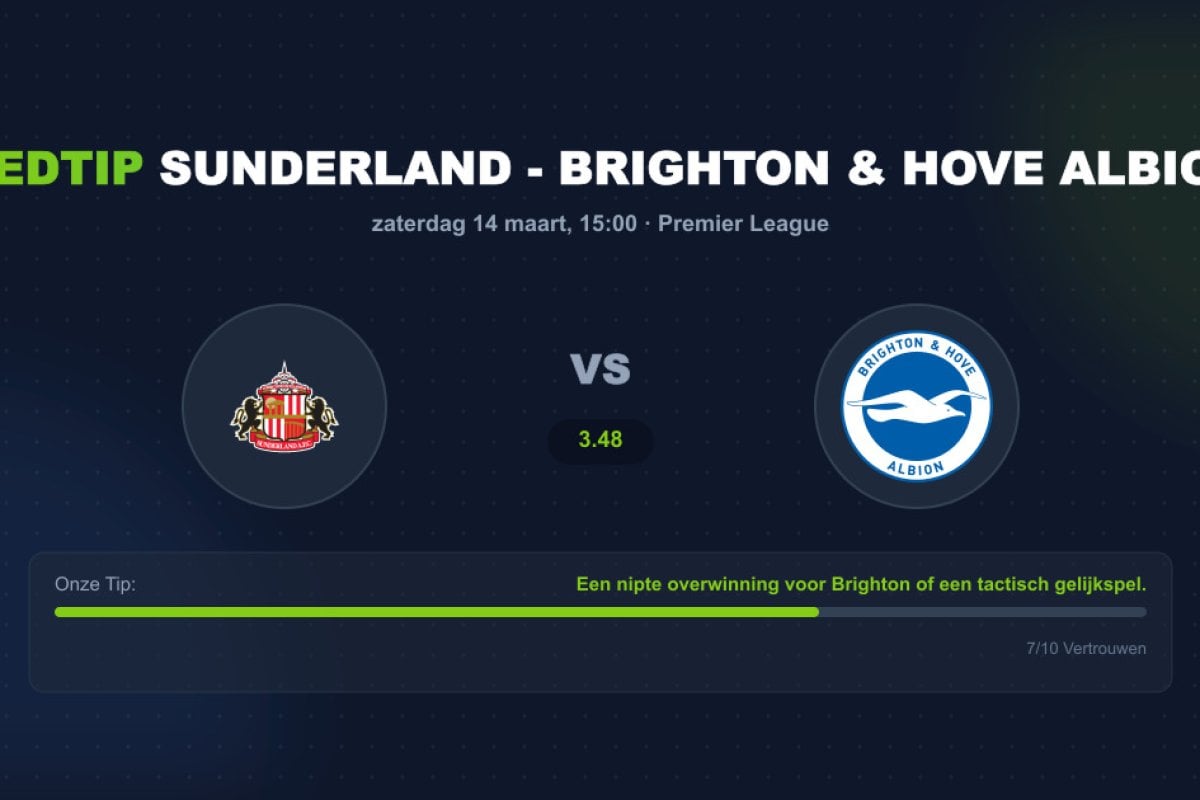 Voorspellen Sunderland vs Brighton (Premier League)