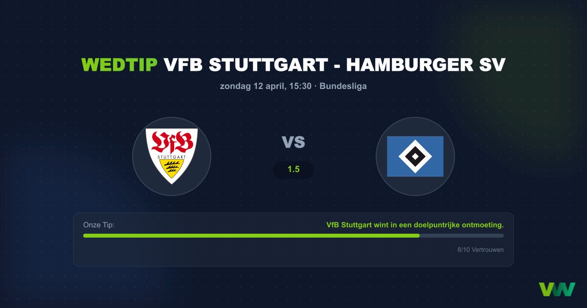 VfB Stuttgart vs Hamburger SV: Traditie en Strijd om Punten