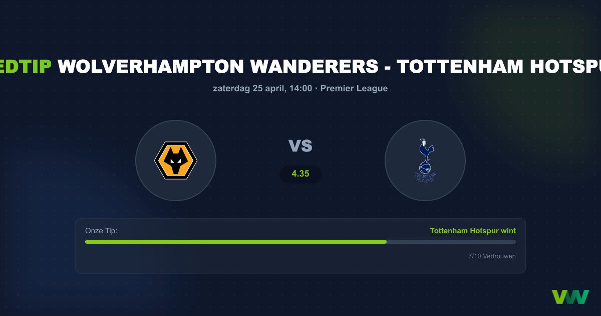 Wolves vs Tottenham: Spurs jagen op vitale punten