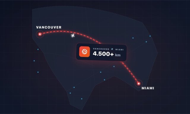 Logistieke afstanden WK 2026 Vancouver - Miami