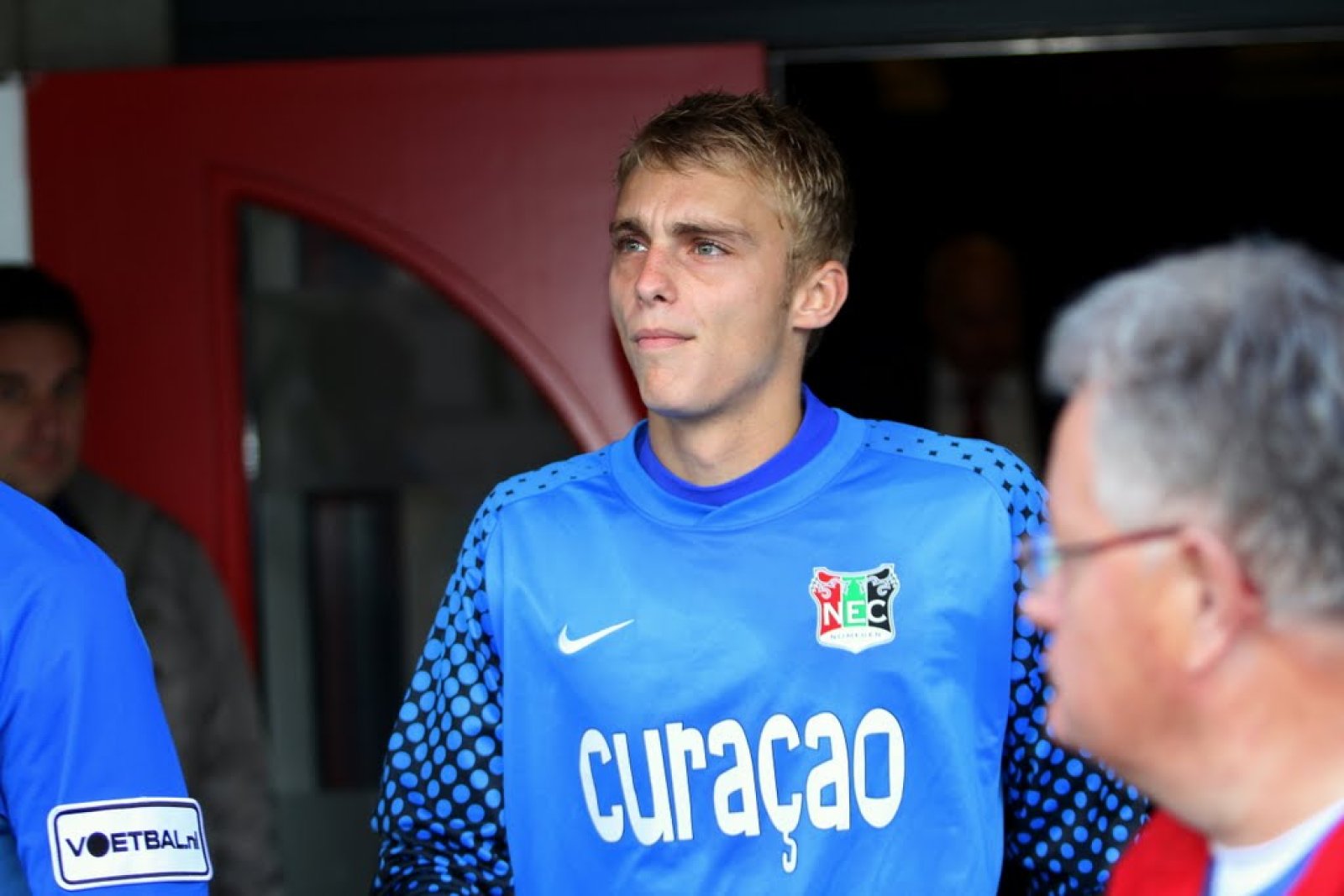 Jasper Cillessen verdedigt het doel van Go Ahead Eagles